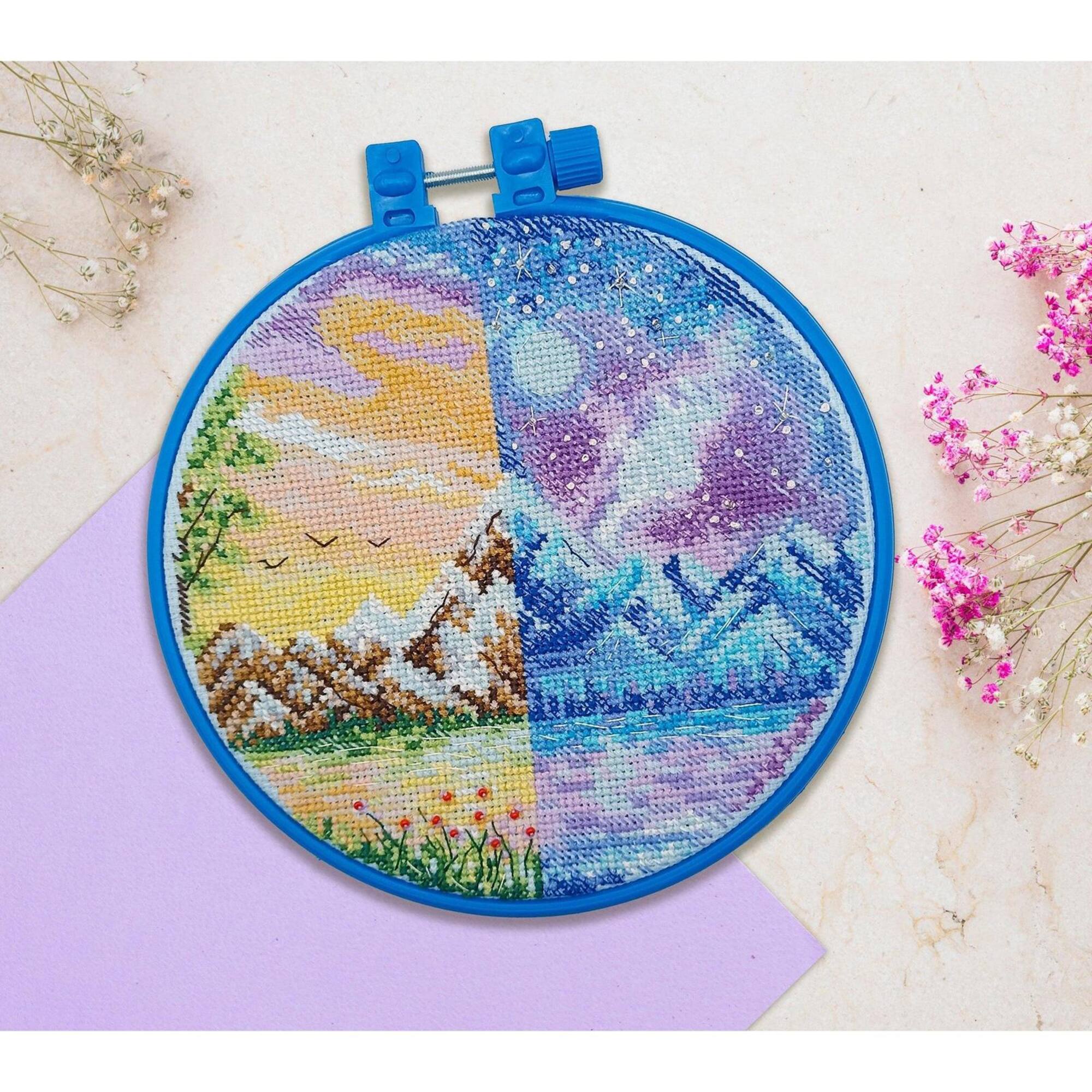 Abris Art Noon and Midnight Cross Stitch Kit